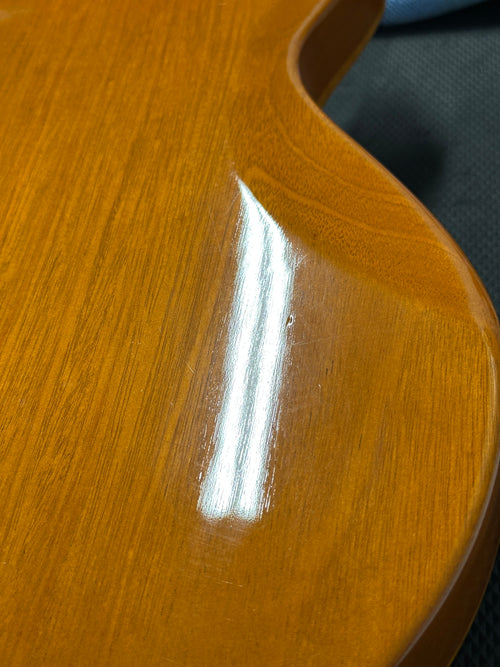 Used Gibson Les Paul Standard Double Cut Plus (2002) - Trans Amber #62446 with Original Hard Case
