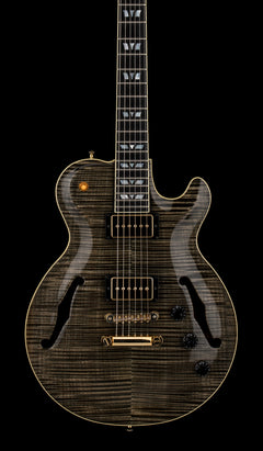 Used Hamer Custom Shop Monaco SuperPro (2007) - Transparent Black #55378 with Original Hard Case