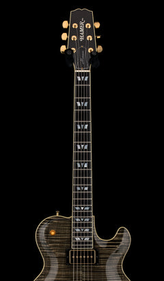 Used Hamer Custom Shop Monaco SuperPro (2007) - Transparent Black #55378 with Original Hard Case