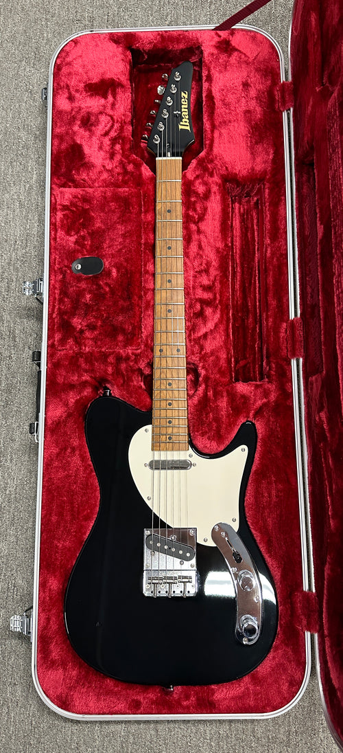 Used Ibanez Prestige Josh Smith Signature FLATV1 (2022) - Black #09615 with Original Hard Case