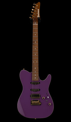 Used Ibanez Prestige Lari Basilio LB1 (2021) - Violet #30894 with Hard Case