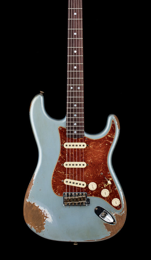 Fender Custom Shop Dave Brown Masterbuilt Empire 67 Stratocaster Relic - Super Faded Ice Blue Metallic #62609