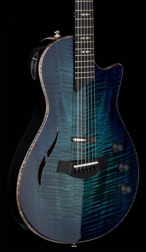 Taylor Custom #37 T5z Smoky Maple/Urban Ash - Midnight Sapphire Shaded Edgeburst #14122