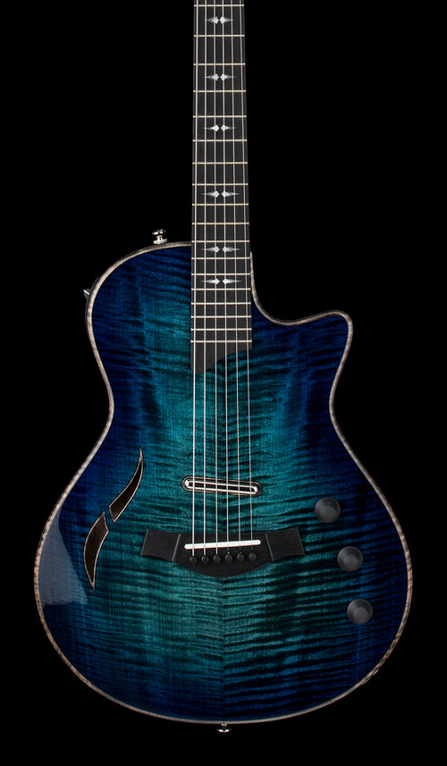 Taylor Custom #37 T5z Smoky Maple/Urban Ash - Midnight Sapphire Shaded Edgeburst #14122