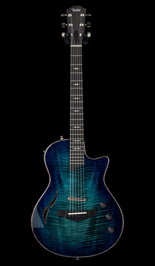 Taylor Custom #37 T5z Smoky Maple/Urban Ash - Midnight Sapphire Shaded Edgeburst #14122