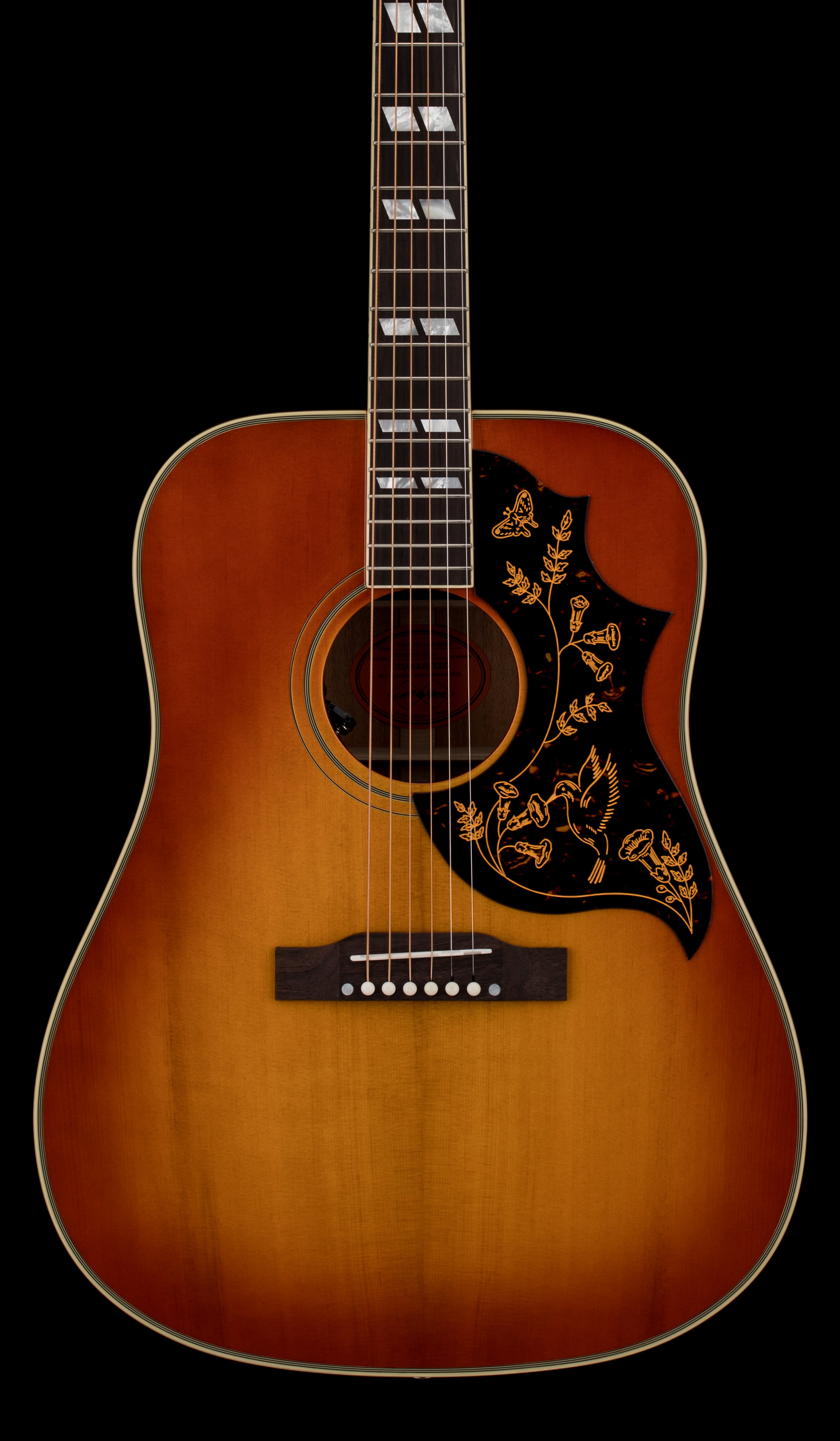 【値下げ可】Epiphone Hummingbird Epiphone 1960 Hummingbird Reissue - Heritage Cherry Sunburst
