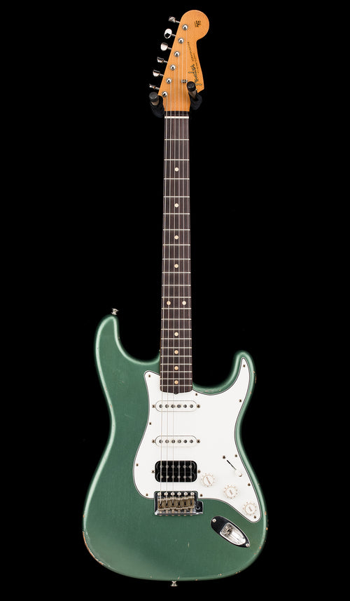 Fender Custom Shop Masterbuilt Paul Waller 1962 Stratocaster HSS Journeyman Relic - Jade Mist Metallic #47182