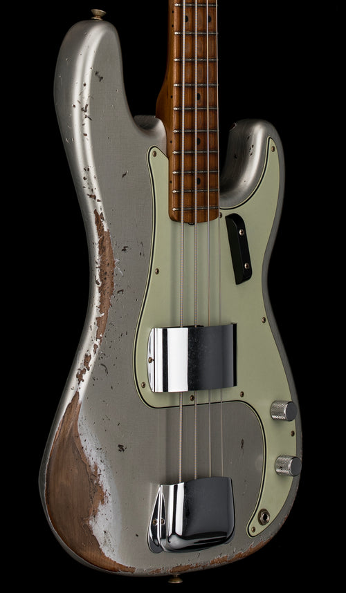 Fender Custom Shop Empire 58 Precision Bass Heavy Relic - Faded Aged Inca Silver #88198