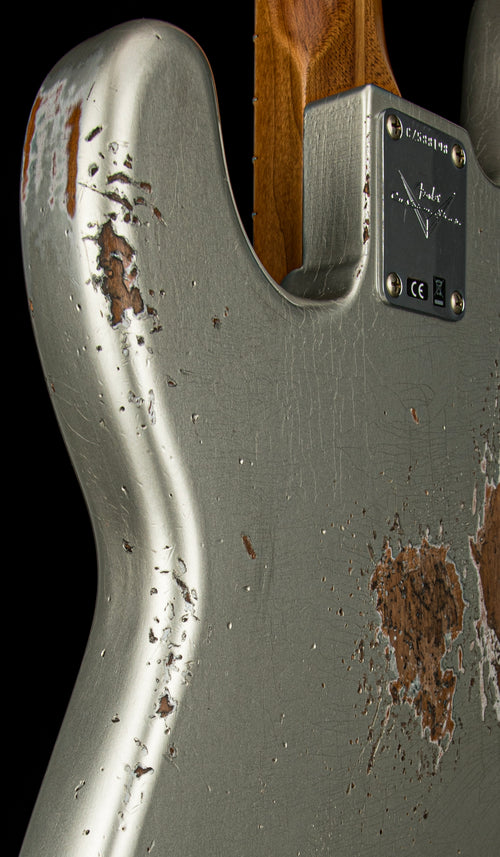 Fender Custom Shop Empire 58 Precision Bass Heavy Relic - Faded Aged Inca Silver #88198