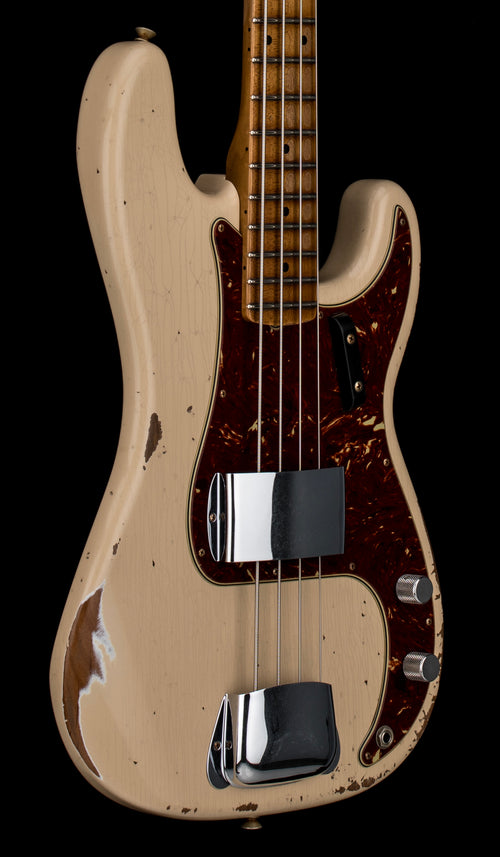 Fender Custom Shop Empire 58 Precision Bass Heavy Relic - Faded Aged Desert Sand #86992