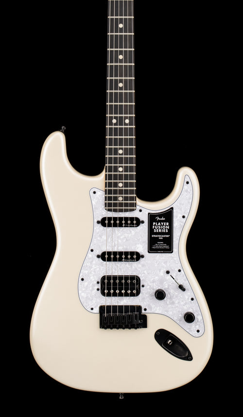 Fender Limited Edition Player Fusion Stratocaster HSS - Olympic Pearl #86845