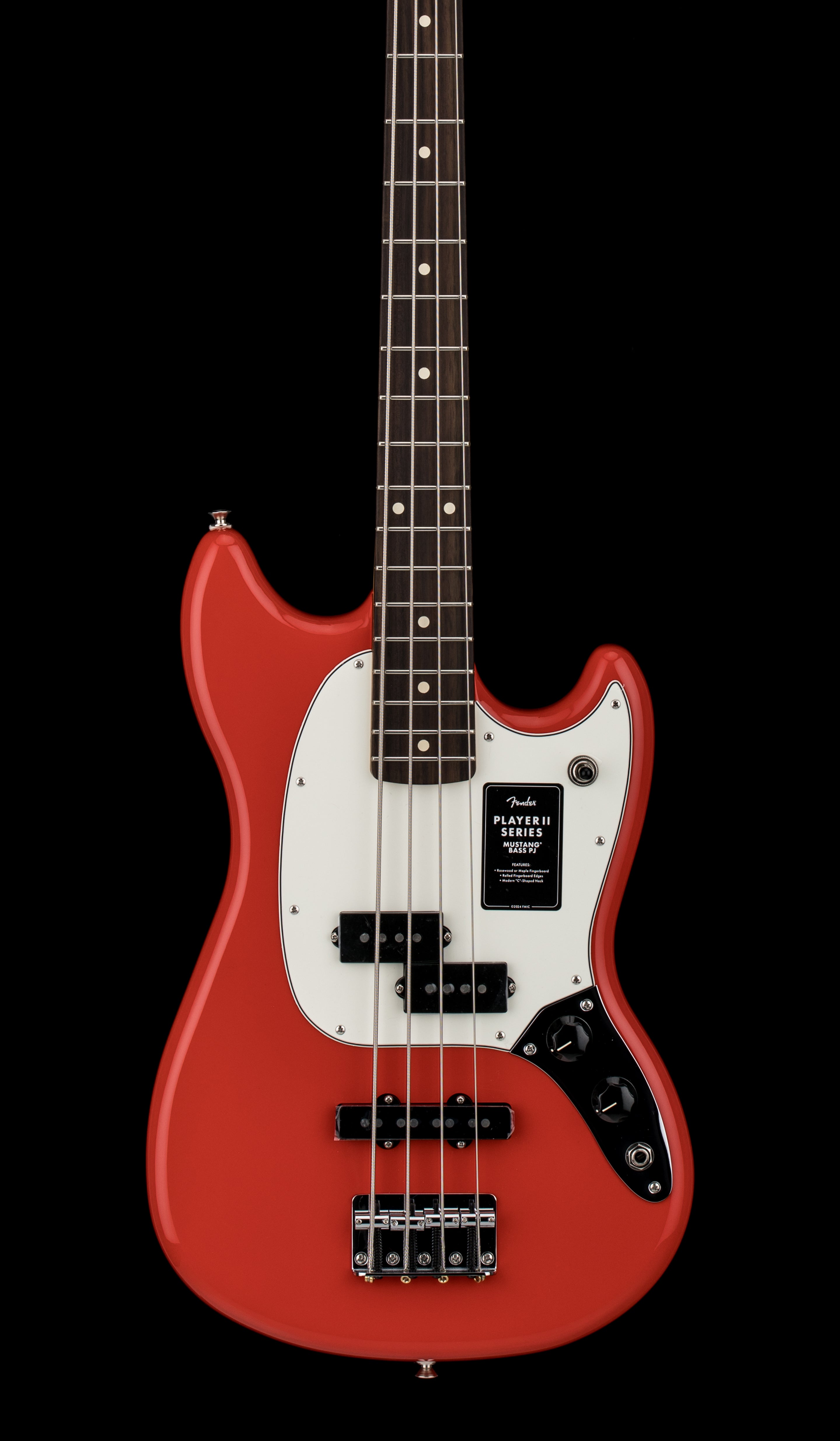 Fender Player II Mustang Bass PJ - Coral Red #29711 – Empire Music