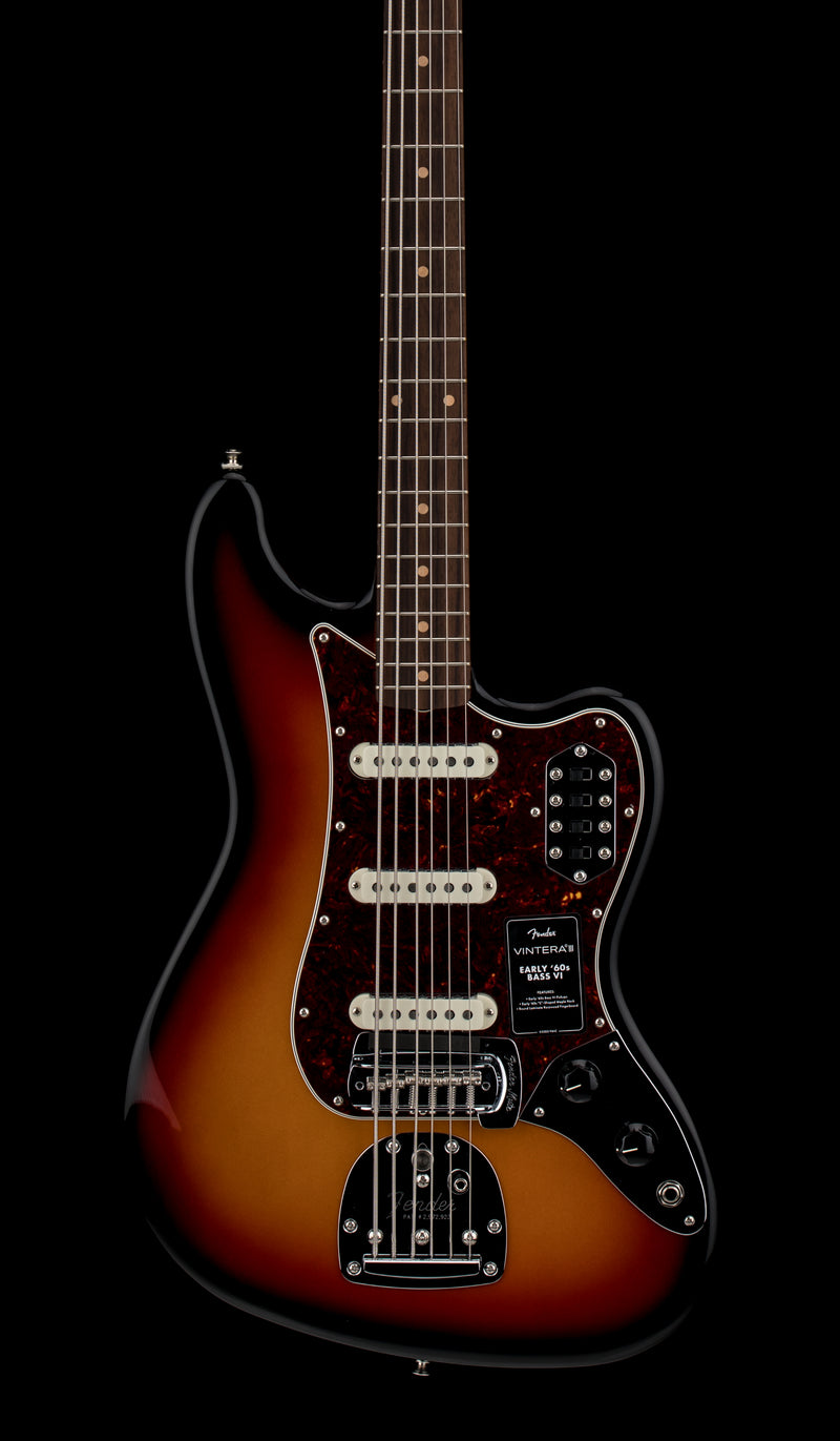 Fender Vintera III Early '60s Bass VI - 3-Color Sunburst #18088