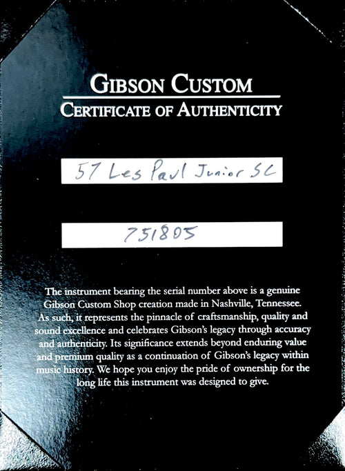 Gibson Custom Shop 1957 Les Paul Junior VOS - TV Yellow #51805