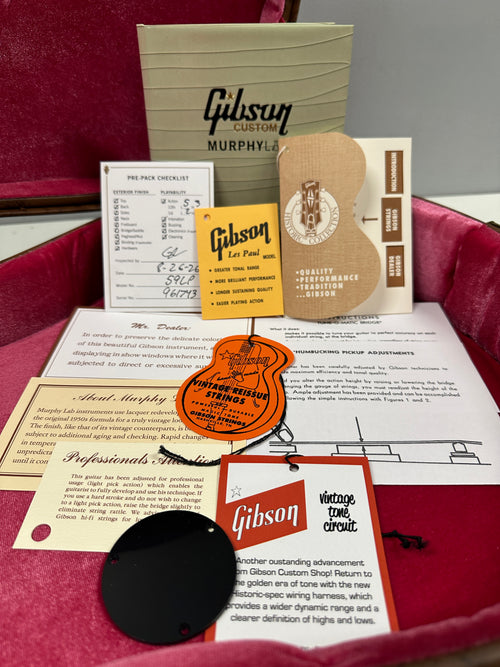 Gibson Custom Shop Limited Edition 1959 Les Paul Standard Reissue Murphy Lab Heavy Aged - Faded Peach Burst #61743