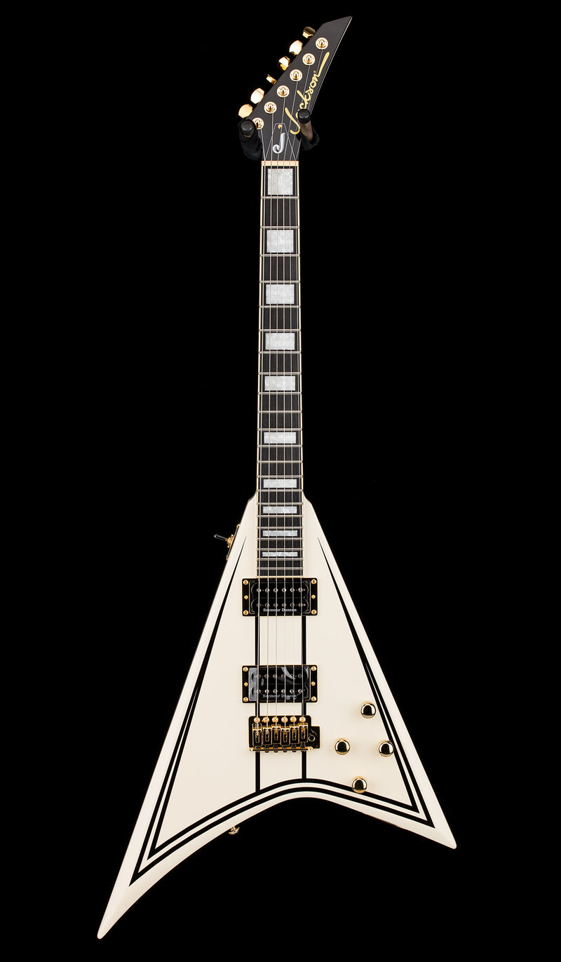 Jackson Legend Series Limited Edition Signature Randy Rhoads CD1 - Vintage White With Black Pinstripes #10523