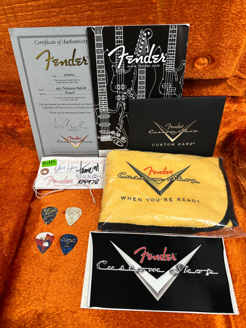 Used Fender Custom Shop 1963 Telecaster Relic (2014) - Dakota Red #74978 with Original Hard Case