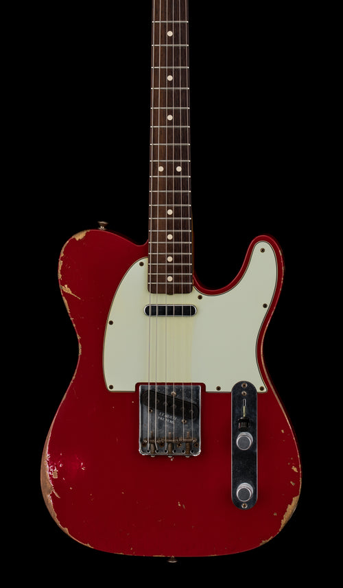 Used Fender Custom Shop 1963 Telecaster Relic (2014) - Dakota Red #74978 with Original Hard Case