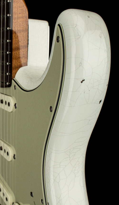 Used Fender Custom Shop Sweetwater GT11 Stratocaster Journeyman Relic (2025) - Olympic White/3-Color Sunburst #41567 with Original Hard Case