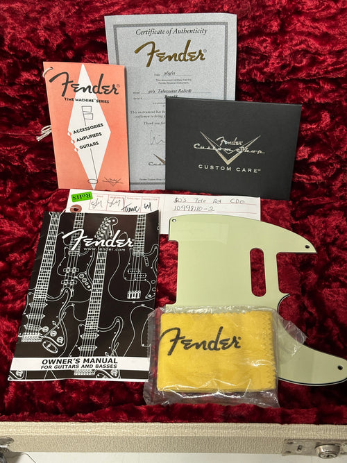 Used Fender Custom Shop '50s Telecaster Heavy Relic (2011) - Celedon Green #10788 with Original Hard Case