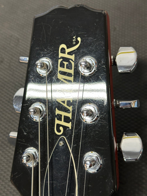 Used Hamer Eclipse (1995) - Cherry Transparent #40041 with Original Hard Case