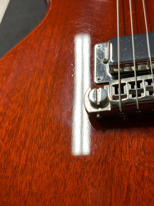 Used Hamer Eclipse (1995) - Cherry Transparent #40041 with Original Hard Case
