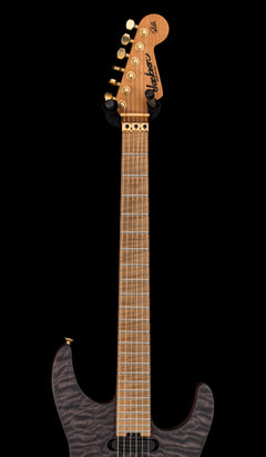 Used Jackson USA Phil Collen PC1 Satin Stain (2018) - Satin Transparent Black #9073 with Original Hard Case