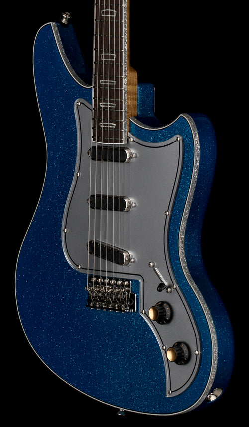 Used Kauer Electroliner (2023 NAMM) - Poseidon Blue Flake #137 with Gig Bag
