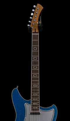 Used Kauer Electroliner (2023 NAMM) - Poseidon Blue Flake #137 with Gig Bag