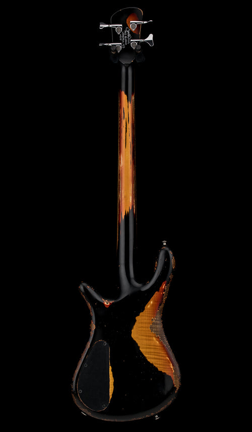 Used Spector Custom Shop NS-2 Kelly's Relic (2025) - Black/Sunburst #2066 with Original Hard Case