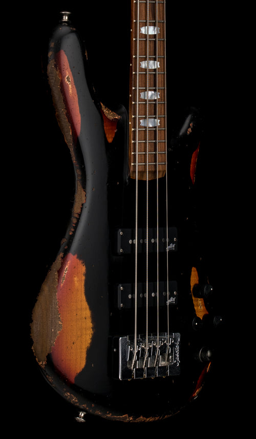 Used Spector Custom Shop NS-2 Kelly's Relic (2025) - Black/Sunburst #2066 with Original Hard Case