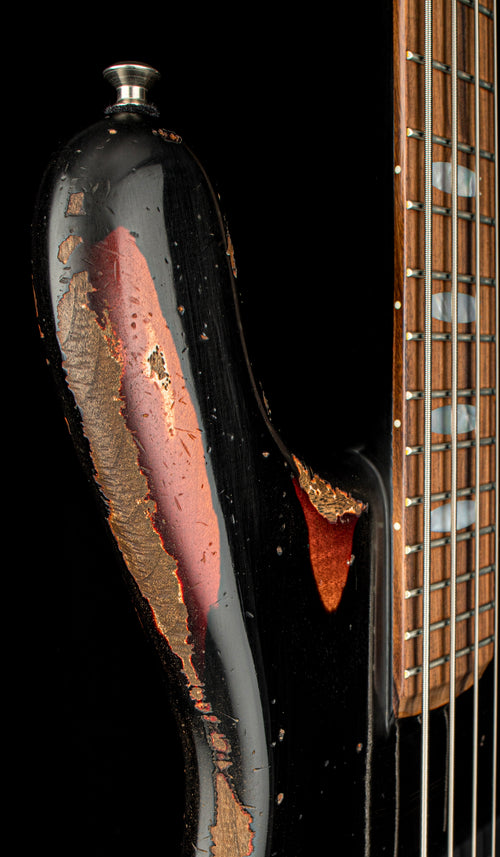 Used Spector Custom Shop NS-2 Kelly's Relic (2025) - Black/Sunburst #2066 with Original Hard Case