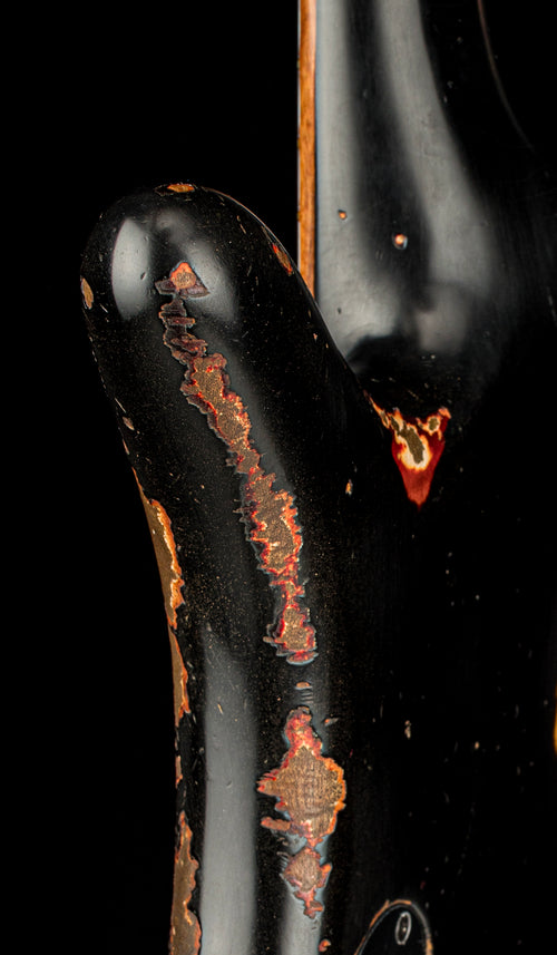 Used Spector Custom Shop NS-2 Kelly's Relic (2025) - Black/Sunburst #2066 with Original Hard Case