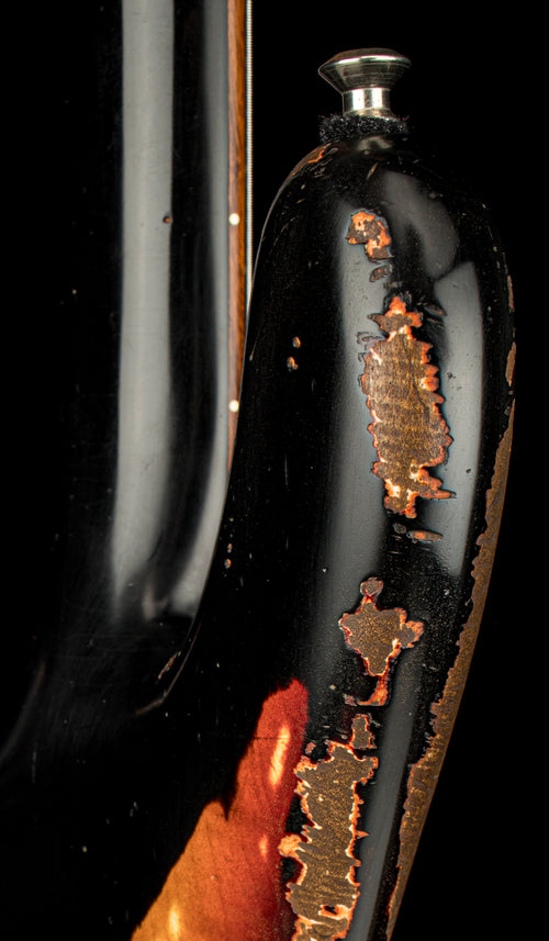 Used Spector Custom Shop NS-2 Kelly's Relic (2025) - Black/Sunburst #2066 with Original Hard Case