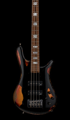 Used Spector Custom Shop NS-2 Kelly's Relic (2025) - Black/Sunburst #2066 with Original Hard Case