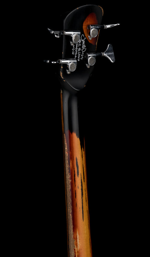 Used Spector Custom Shop NS-2 Kelly's Relic (2025) - Black/Sunburst #2066 with Original Hard Case