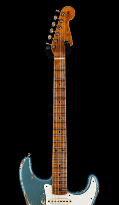 Fender Custom Shop Limited Edition Red Hot Strat Super Heavy Relic - Super Faded Aged Lake Placid Blue #83541