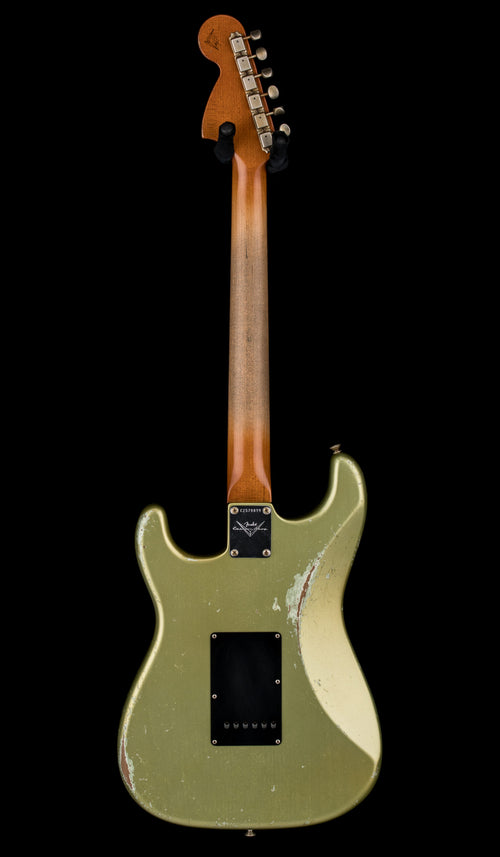 Fender Custom Shop Levi Perry Masterbuilt Empire 67 Stratocaster Relic - Super Aged Sage Green Metallic #78899