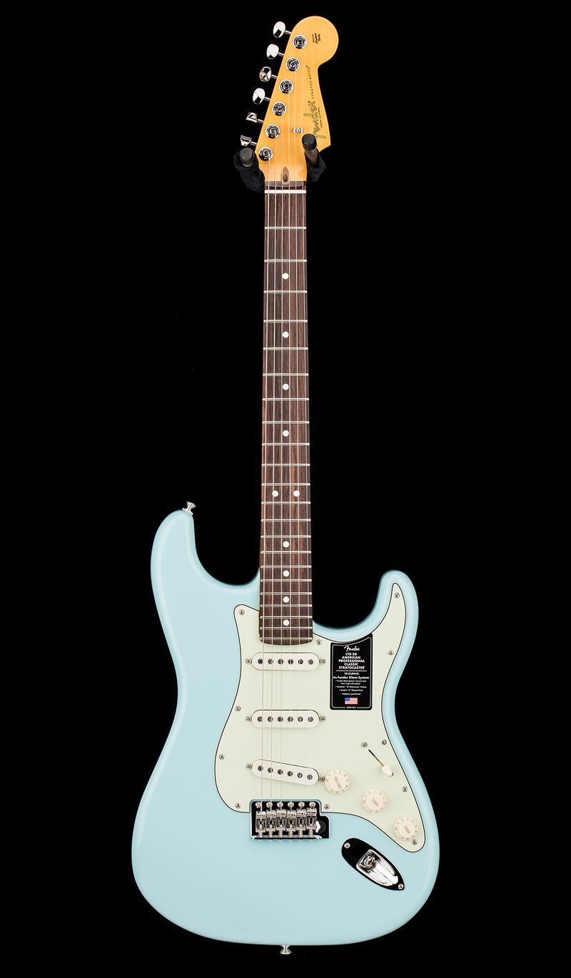 Fender Limited Edition American Professional Classic Stratocaster w/ Fender Silent System - Daphne Blue #54674 (Open Box)