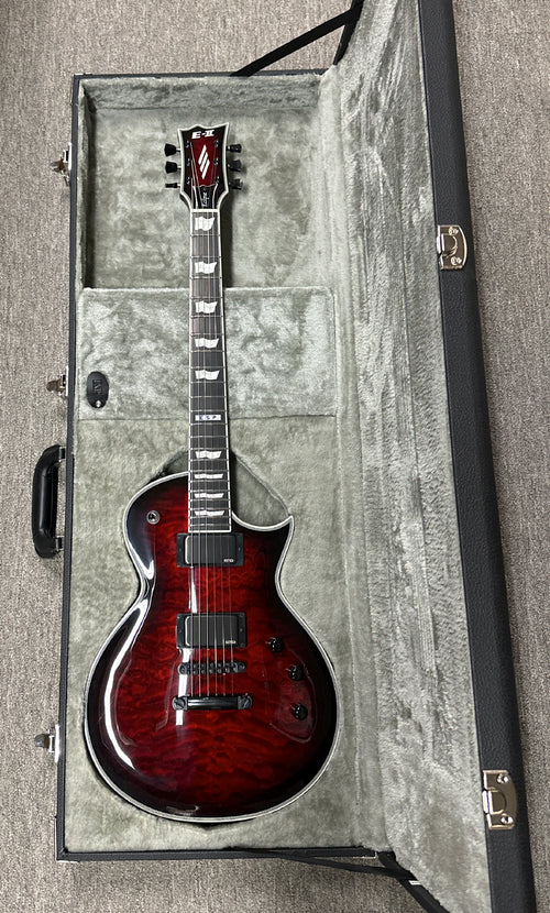 ESP E-II Eclipse - See Thru Black Cherry Sunburst #ES6501243 (Factory Demonstration Model)