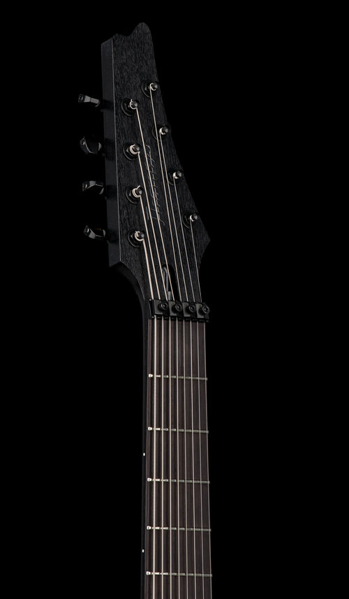 Used Ibanez Custom Shop Mårten Hagström Signature M8M (2024) - Weathered Black #24901 with Original Hard Case