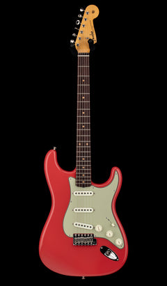 Fender Vintage Custom 1959 Stratocaster Time Capsule Finish Package - Faded Aged Fiesta Red #41720