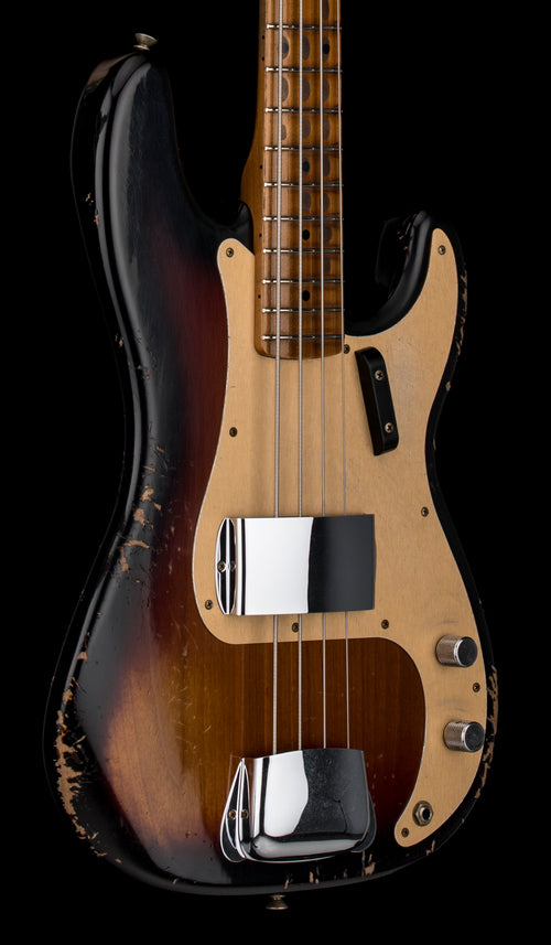 Fender Custom Shop Empire 58 Precision Bass Heavy Relic - Faded Aged Antique Burst #87014