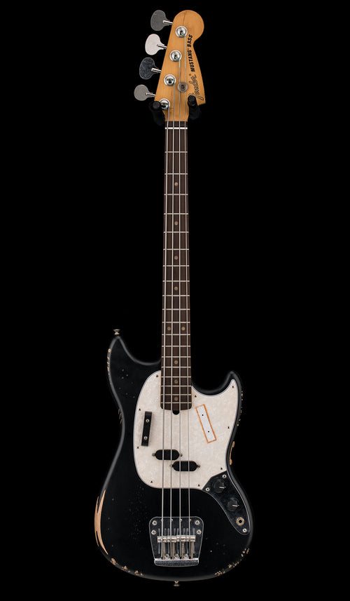 Fender JMJ Road Worn Mustang Bass - Black #61359