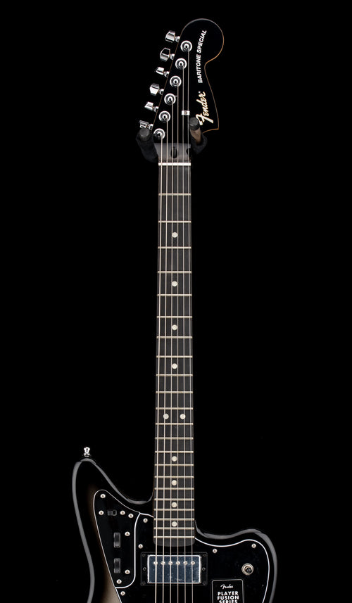 Fender Limited Edition Player Fusion Jaguar Baritone Special - Silverburst #87996