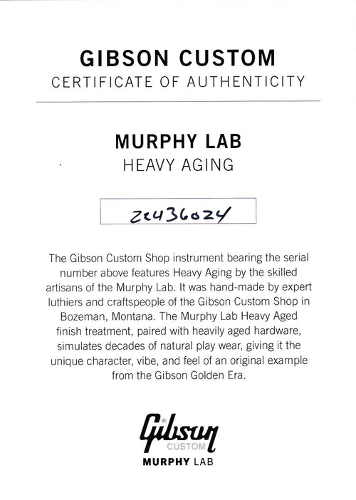 Gibson Custom Shop 1963 Country Western Murphy Lab Heavy Aged - Smoked Natural #36024