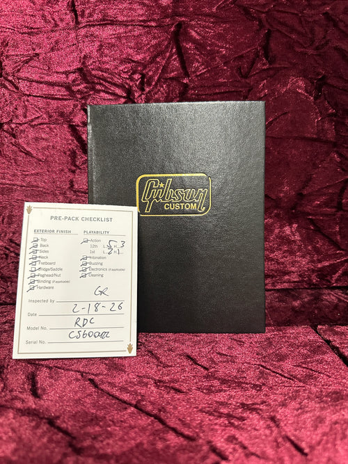 Gibson Custom Shop RD Custom - Ebony #00422