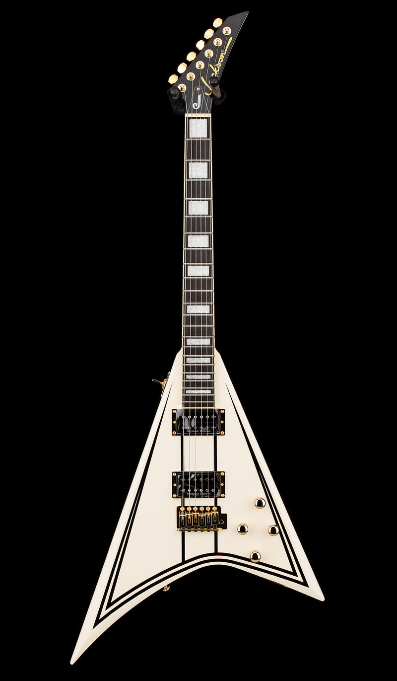 Jackson Legend Series Limited Edition Signature Randy Rhoads CD1 - Vintage White With Black Pinstripes #10534