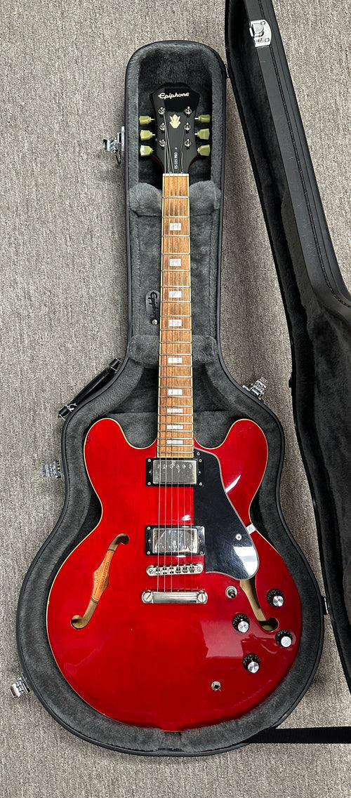 Used Epiphone LTD ES-335 Pro (2019) - Cherry #22823 with Hard Case