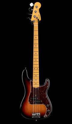 Used Fender American Professional II Precision Bass (2024) - 3-Color Sunburst #56685 with Original Hard Case